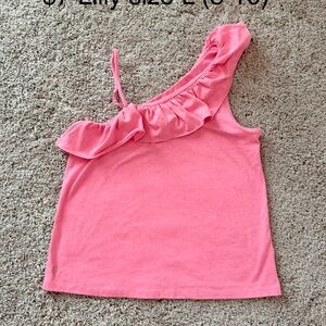 Lilly Pulitzer Pink One-Shoulder Top